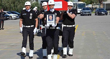 Şehit Polis Serkan Hızlı, İzmir'den dualarla uğurlandı