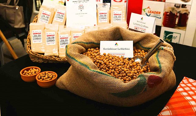 Serinhisar'a özgü yöresel ürünler Leader zirvesinde beğeniye sunuldu
