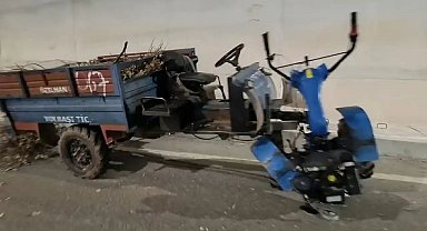 Siirt'te otomobil ile patpat çarpıştı: 1 yaralı