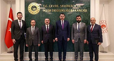 Sincan Belediye Başkanı Ercan, Bakan Kurum ile görüşme gerçekleştirdi