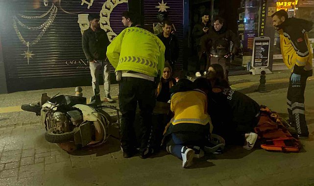 Sinop'ta iki motosiklet çarpıştı: 2 yaralı