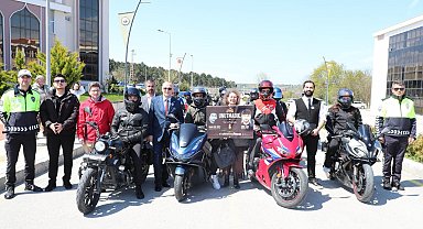 Sinop'ta motosiklet kazalarına dikkat çekildi