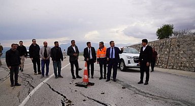 Şırnak'ta yağış sonrası bozulan yollar için acil müdahale