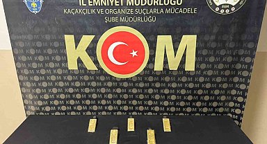 Sırt çantasında 8 kilogram gümrük kaçağı altın taşırken yakayı ele verdi