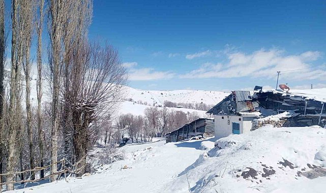 Sivas'a kış geri döndü