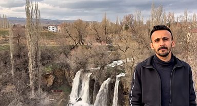 Sivas'ın doğa harikası Sızır Şelalesi coştu