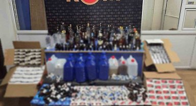 Sivas'ta kaçak alkol operasyonu: 1 kişi tutuklandı