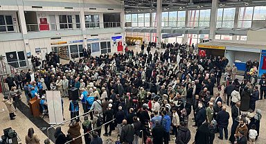 Son hacı kafilesi de yola çıktı