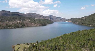 Son yağışlar Nilüfer Barajı'nı doldurdu, dereler coştu