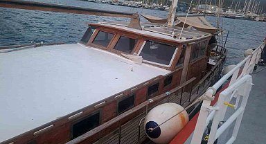 Su alan tekne KIYEM ekiplerince kurtarıldı