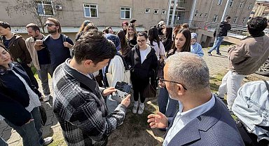 SUBÜ'lü öğrencilere uygulamalı dron eğitimi