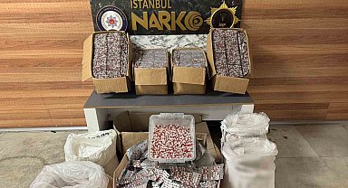 Sultanbeyli'de uyuşturucu operasyonu: 343 bin adet hap ele geçirildi
