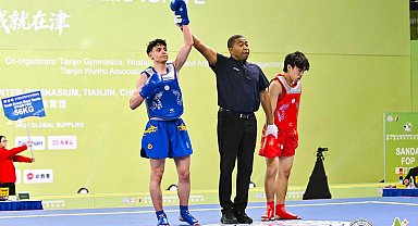 Sultangazili sporcu, Dünya Gençler Wushu Şampiyonası'nda dünya üçüncüsü oldu