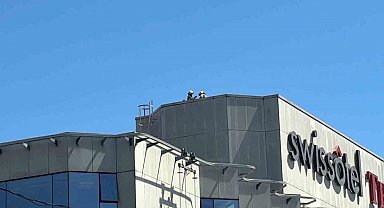 Swiss Otel'de yangın paniği: Vatandaşlar tahliye edildi