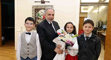 Talas'ta küçük başkan büyük mesajlar verdi