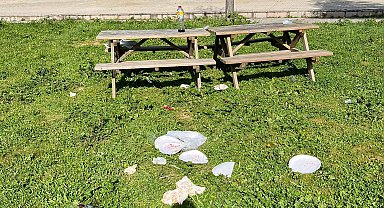 Tarihi alan çöplüğe döndü