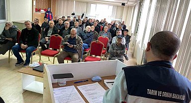 Tavşanlı'da üreticilere bitki koruma eğitimi