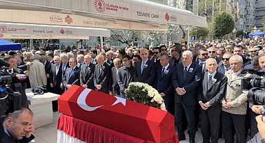 TBMM Eski Başkanı Hüsamettin Cindoruk son yolculuğuna uğurlandı