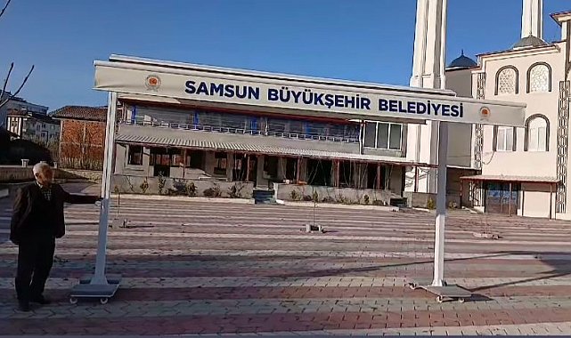 Tente hizmeti mahalleliyi memnun etti