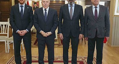 TFF Başkan Vekili Otyakmaz'dan Başkan Mehmet Sekmen'e ziyaret