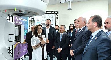 TOGÜ Hastanesi'nde radyoterapi cihazı törenle hizmete girdi