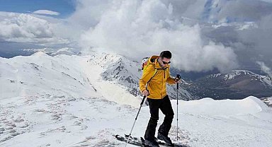 Tomarza'da yeni kayak rotası keşfedildi