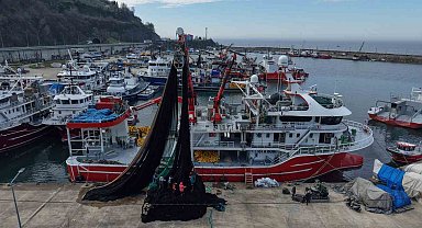 Trabzon'da balıkçılar "paydos" dedi