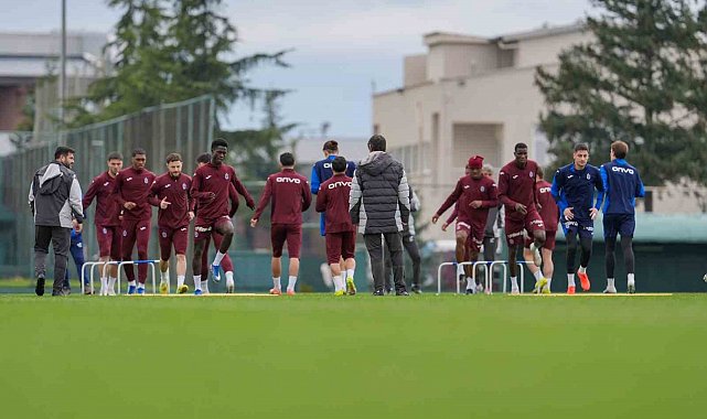 Trabzonspor, Galatasaray maçı hazırlıklarını tamamladı