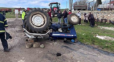 Traktör kazasında 1 kişi hayatını kaybetti