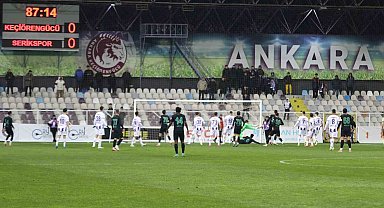 Trendyol 1. Lig: Ankara Keçiörengücü: 0 - Serikspor: 0