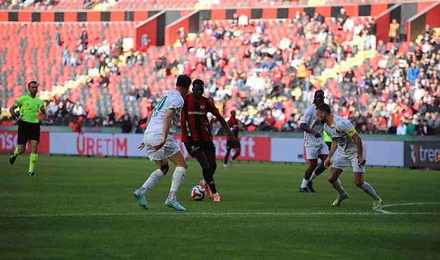 Trendyol Süper Lig: Gaziantep FK: 0 - Corendon Alanyaspor: 0
