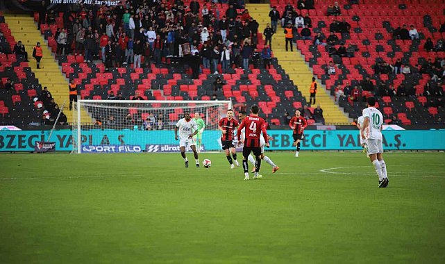 Trendyol Süper Lig: Gaziantep FK: 1 - Corendon Alanyaspor: 1