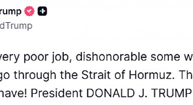 Trump'tan İran'a Hürmüz Boğazı uyarısı