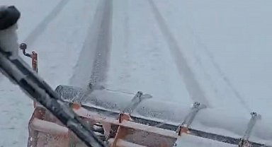 Tunceli'nin ilçelerinde kar etkili oldu