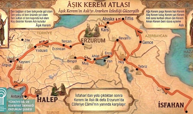 Türkiye Dil Ve Edebiyat Derneği'nden Erzurum'a üç kültür atlası