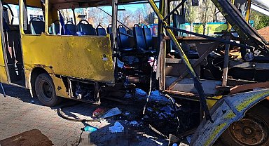 Ukrayna'da otobüse İHA'lı saldırı: 3 ölü, 12 yaralı