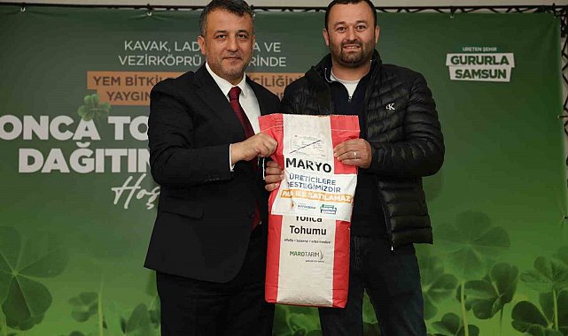 Üreticiye 15 milyon TL'lik destek: 376 çiftçiye tohum ve gübre dağıtıldı
