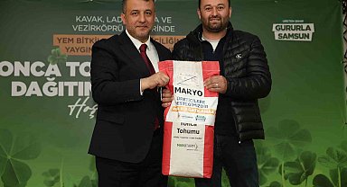 Üreticiye 15 milyon TL'lik destek: 376 çiftçiye tohum ve gübre dağıtıldı