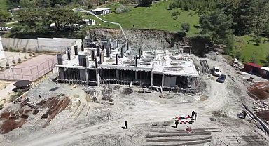 Vali Masatlı Belen'de okul inşaatını inceledi