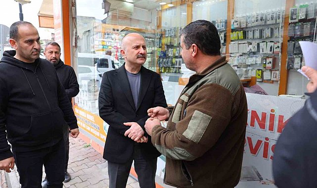 Vali Varol'dan esnafa ziyaret
