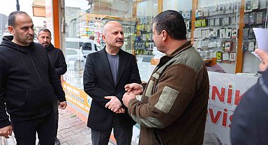 Vali Varol'dan esnafa ziyaret