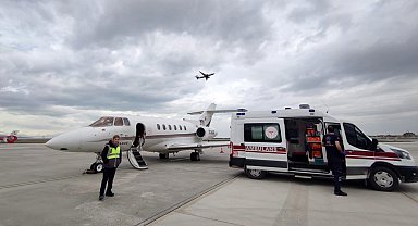 Van'da 2 günlük bebek için ambulans uçak havalandı