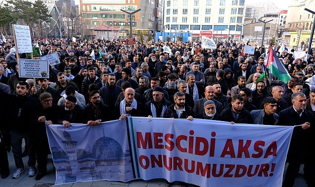 Van'daki STK'lardan İsrail'e karşı ortak tepki