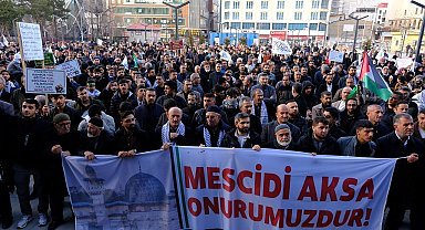 Van'daki STK'lardan İsrail'e karşı ortak tepki