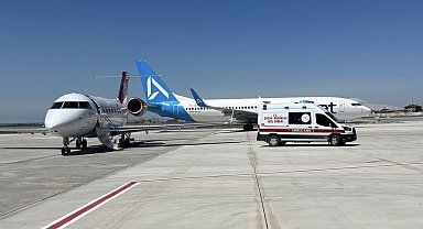 Vanlı iki çocuk için ambulans uçak havalandı