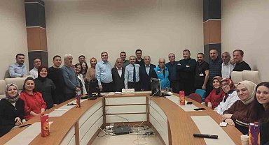 Vezirköprü'de emekliye ayrılan hastane çalışanlarına veda