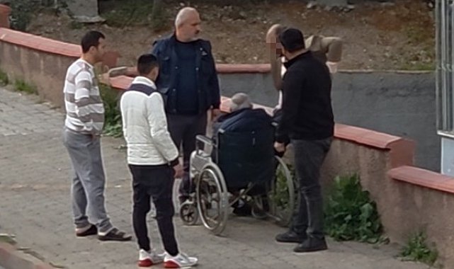 Yaşlı babasına sert çıkan şahıs, yanlış anlaşılınca darp edildi