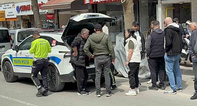 Yaya geçidinde aracın çarptığı öğrenci hastanelik oldu