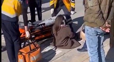 Yaya geçidinde kaza: 1 yaralı