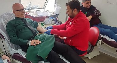 Yenipazar İlçe Milli Eğitim'den kan bağışına destek